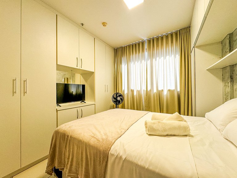 APTO 1 quarto com Piscina