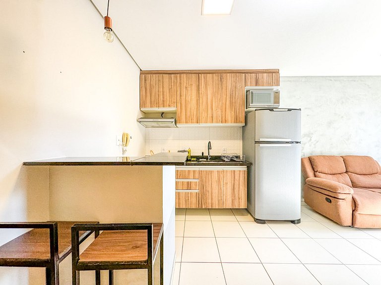 APTO 1 quarto com Piscina