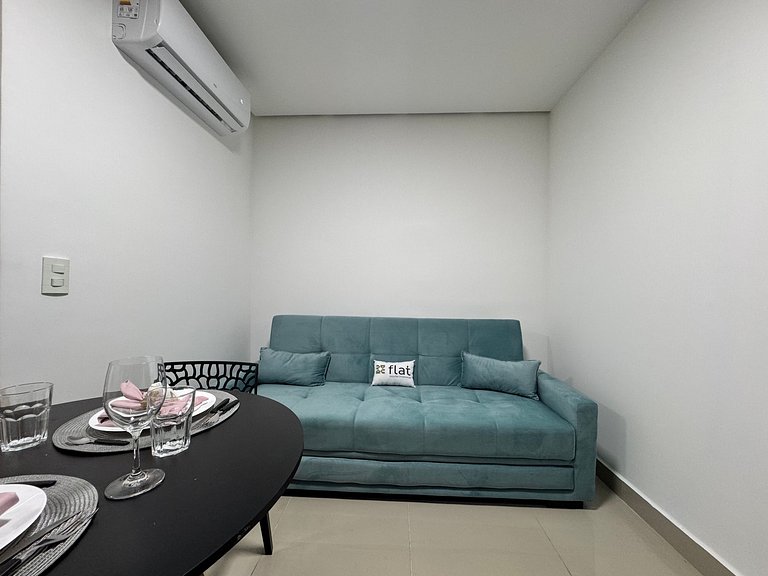 Studio Moderno no Sudoeste: Garagem e Tudo a Pé