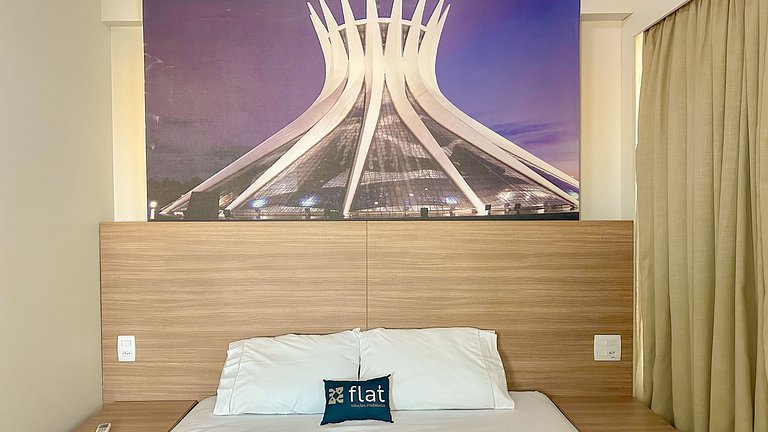 Flat Aconchegante no Hotel S4 em Brasília