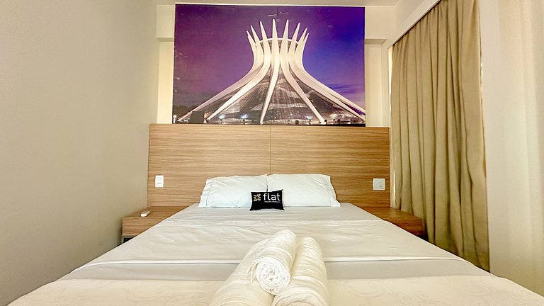 Flat Aconchegante no Hotel S4 em Brasília