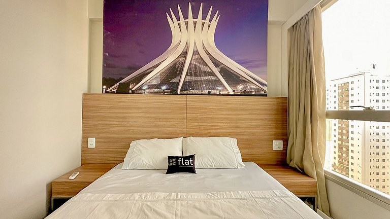 Flat Aconchegante no Hotel S4 em Brasília