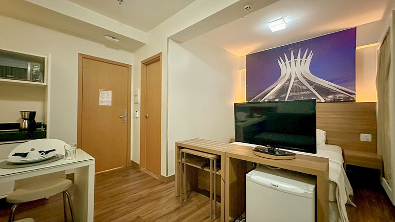 Flat Aconchegante no Hotel S4 em Brasília