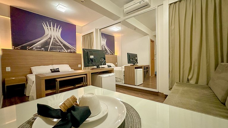 Flat Aconchegante no Hotel S4 em Brasília