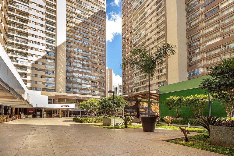 02 Qtos Moderno com acesso ao Shopping