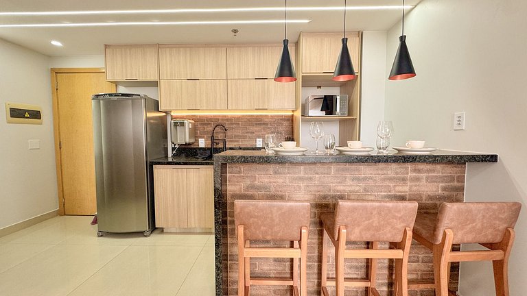 02 Qtos Moderno com acesso ao Shopping