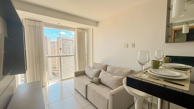 01 Qto Moderno com Lazer e serviços