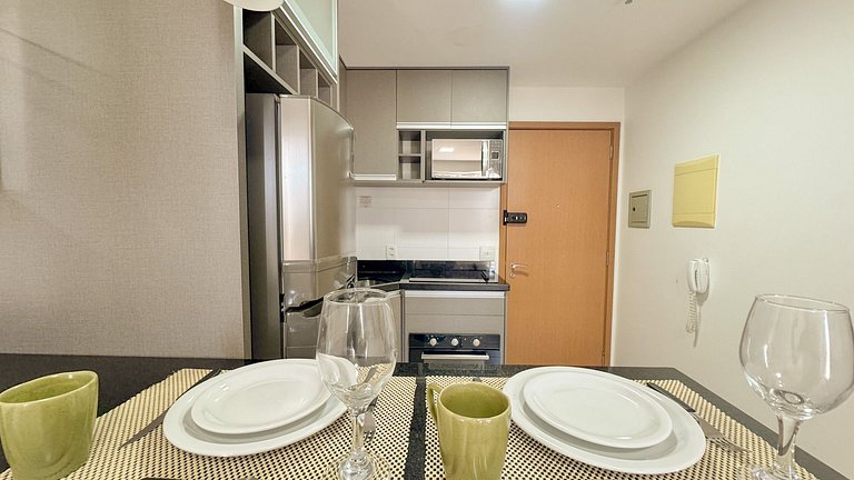 01 Qto Moderno com Lazer e serviços