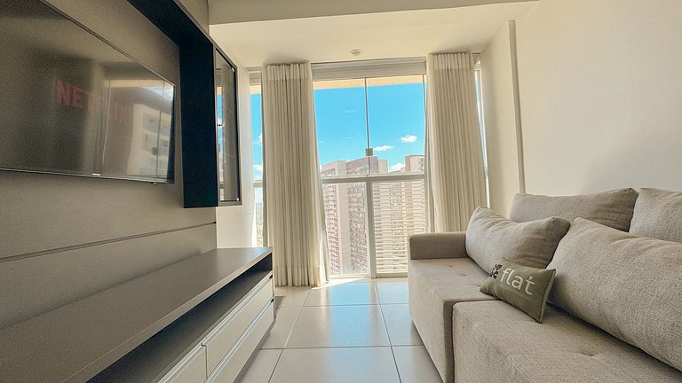 01 Qto Moderno com Lazer e serviços