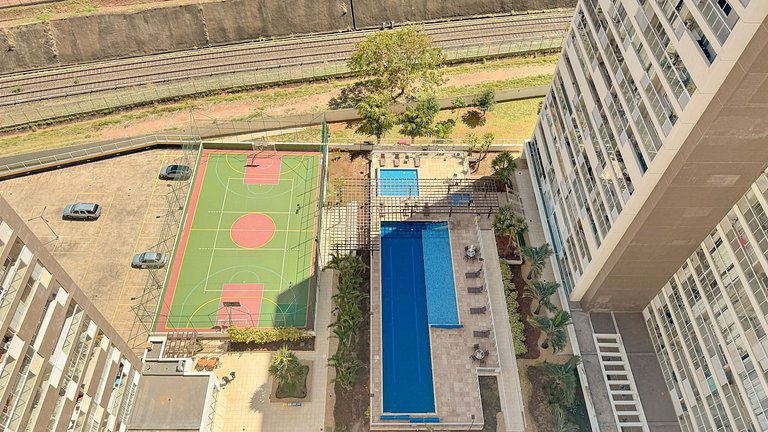 01 Qto Moderno com Lazer e serviços