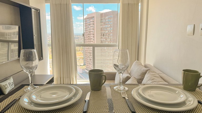 01 Qto Moderno com Lazer e serviços