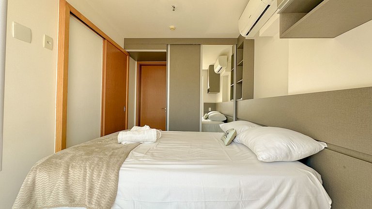 01 Qto Moderno com Lazer e serviços