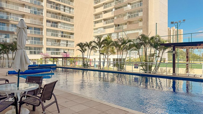 01 Qto Moderno com Lazer e serviços