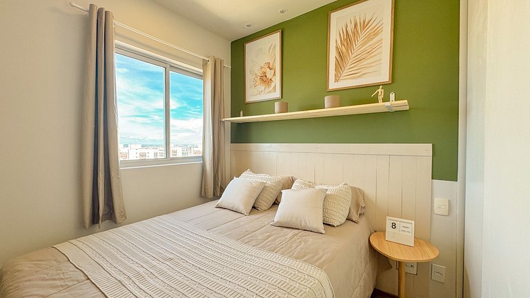 Apto de 1 quarto com piscina, próximo ao metrô