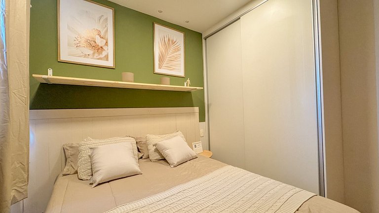 Apto de 1 quarto com piscina, próximo ao metrô