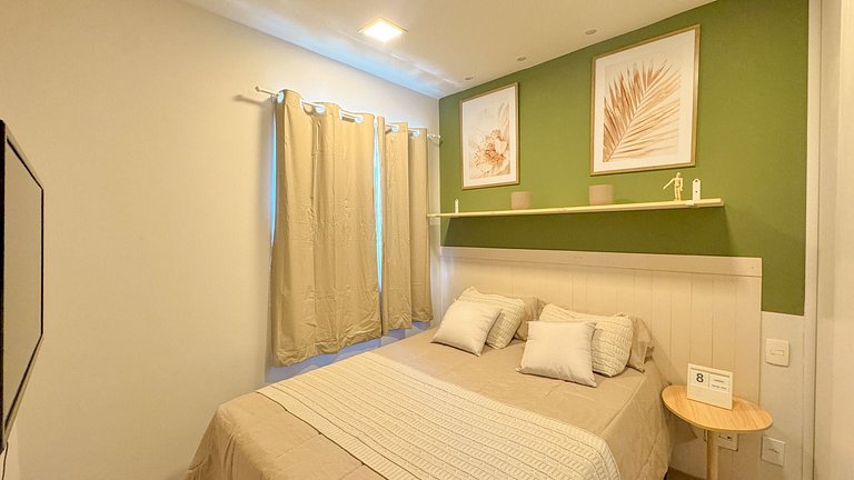 Apto de 1 quarto com piscina, próximo ao metrô