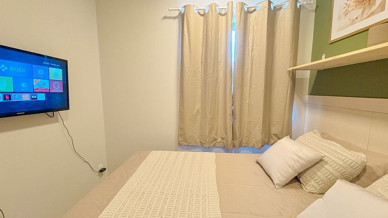 Apto de 1 quarto com piscina, próximo ao metrô