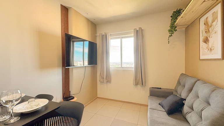 Apto de 1 quarto com piscina, próximo ao metrô