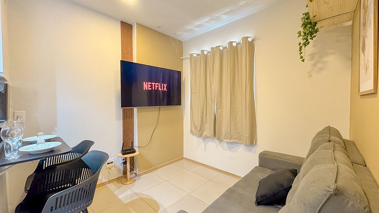 Apto de 1 quarto com piscina, próximo ao metrô