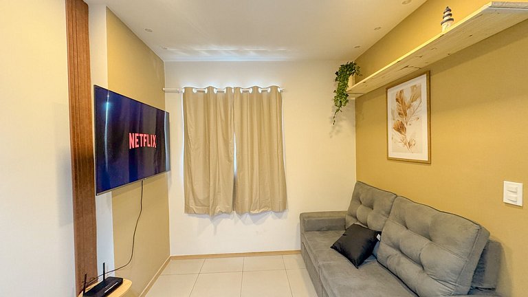 Apto de 1 quarto com piscina, próximo ao metrô