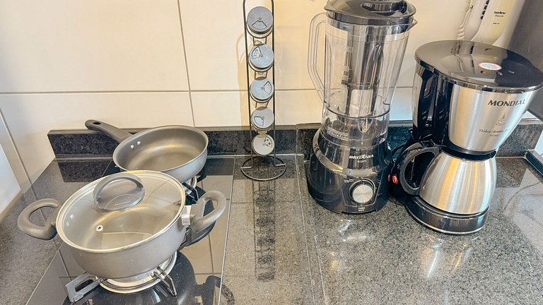 Apto de 1 quarto com piscina, próximo ao metrô