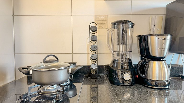 Apto de 1 quarto com piscina, próximo ao metrô